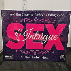 Very Rare Sex and Intrigue at the No-Tell Hotel Adult Board Game